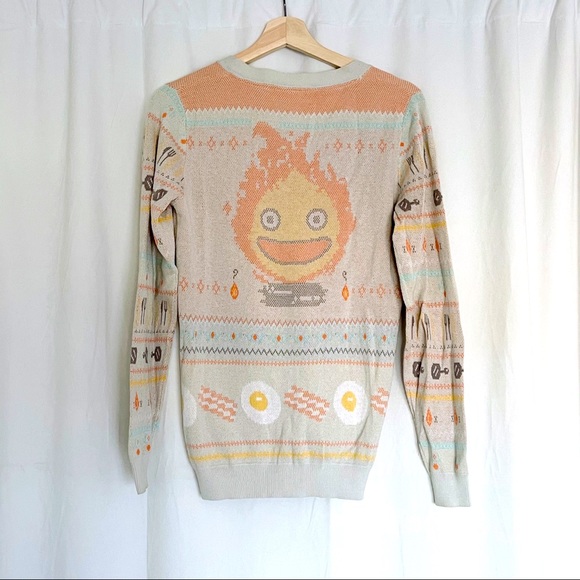 Howls Moving Castle Calcifer Cardigan 